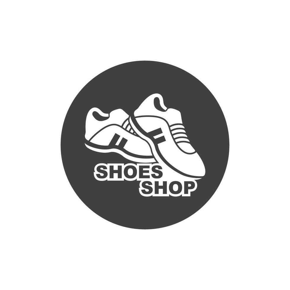 sport shoes icon logo vector illustration design