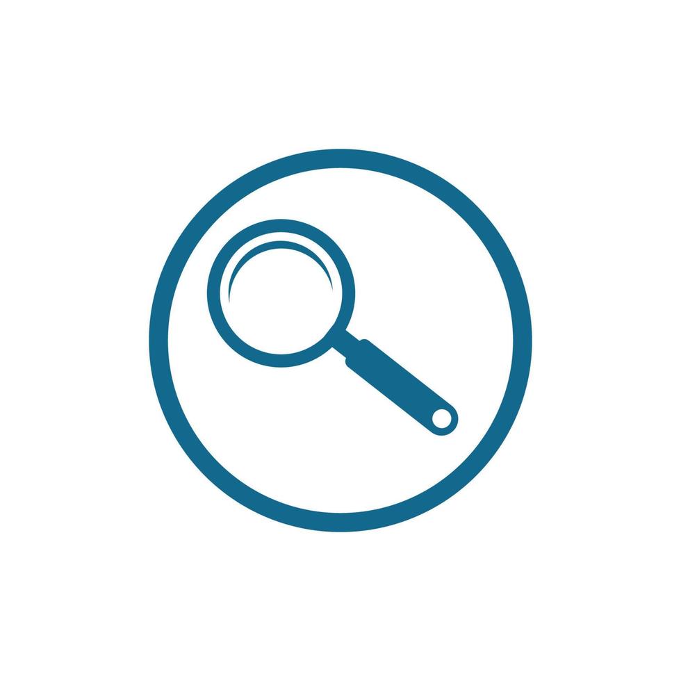magnifier icon logo vector illustration design