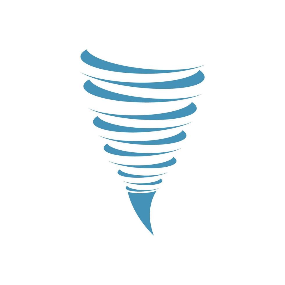 ilustración de vector de logotipo de icono de viento