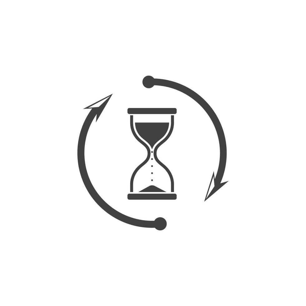 sand clock icon vector illustration design