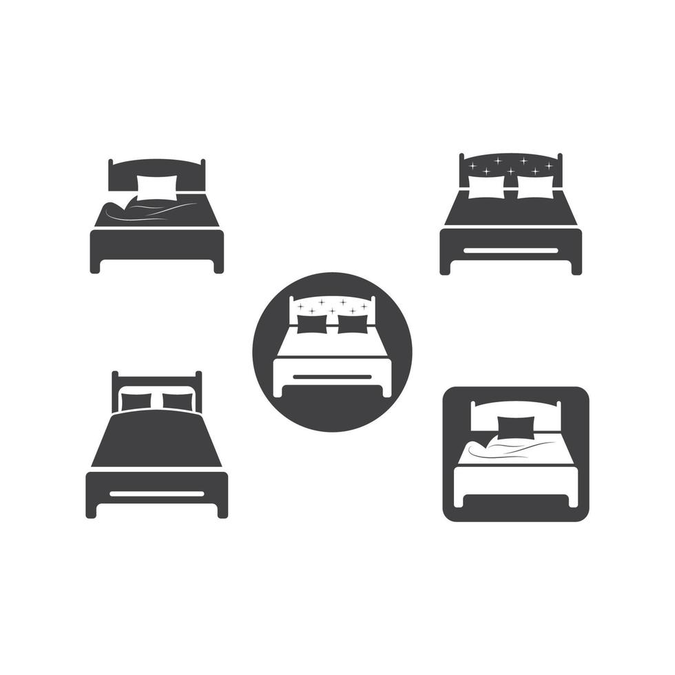 bed icon vector illustration design