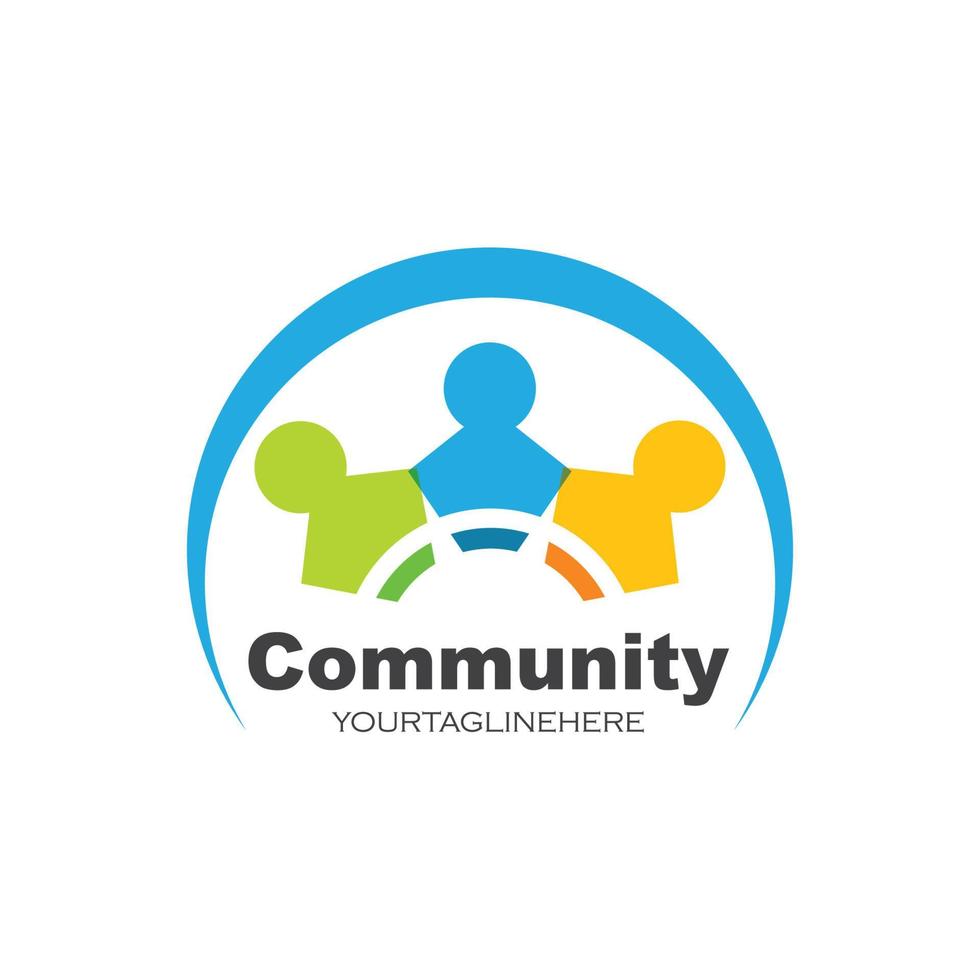 leadership,community,social and company Logo icon vector