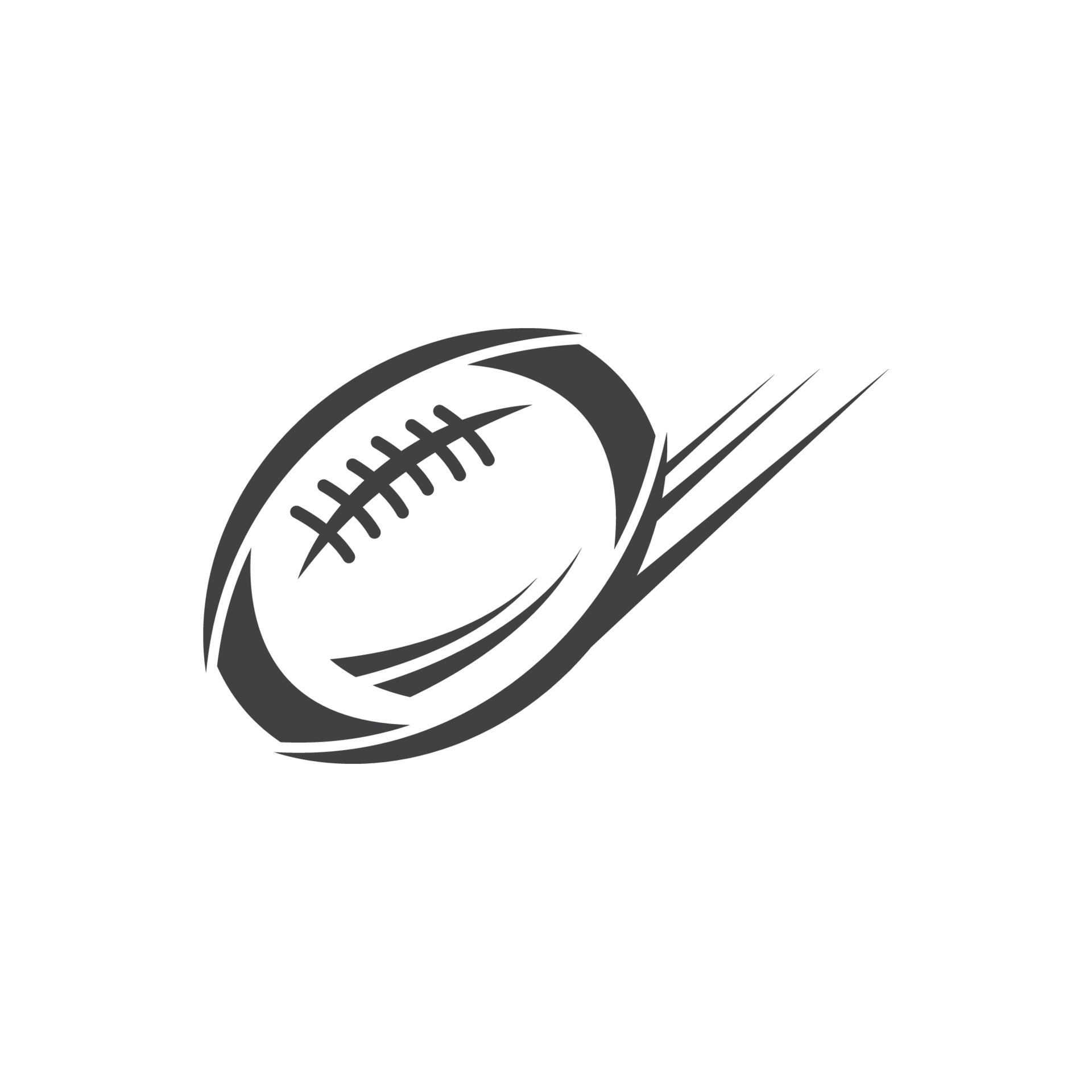 rugby ball icon vector illustration design 19608328 Vector Art at Vecteezy