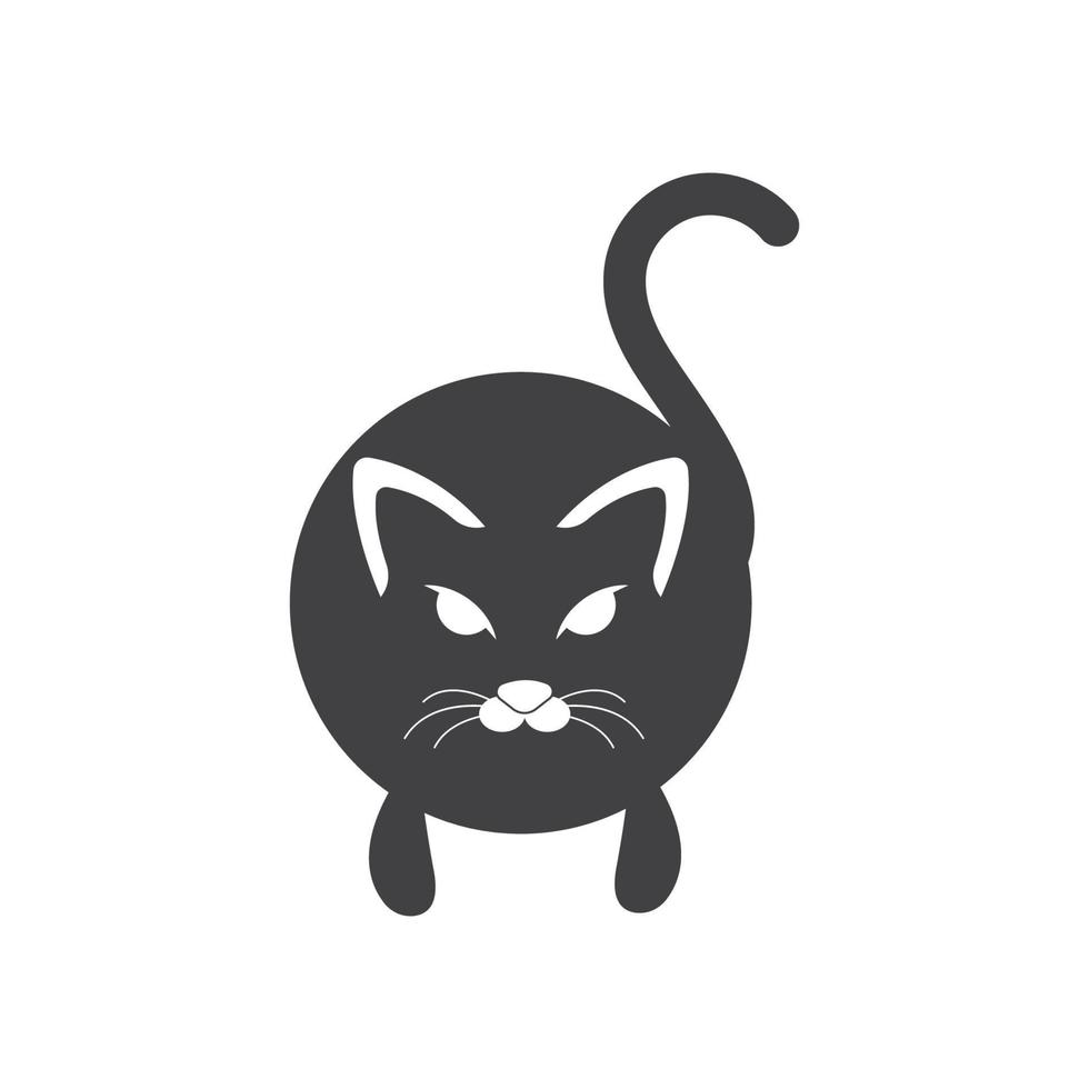 animal cat vector  illustration design