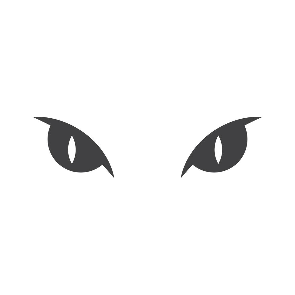 devil Eye icon Logo vector Template illustration