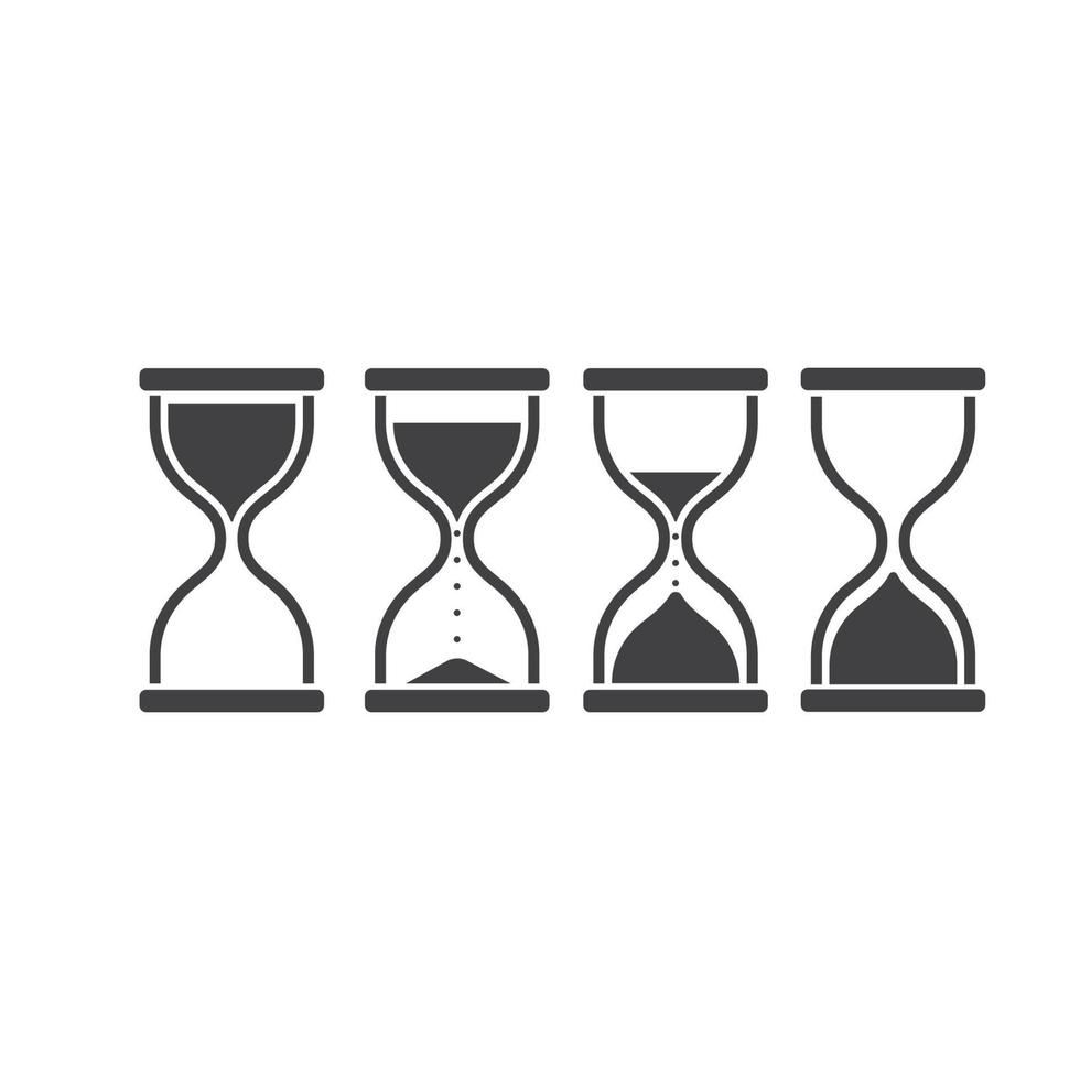 sand clock icon vector illustration design