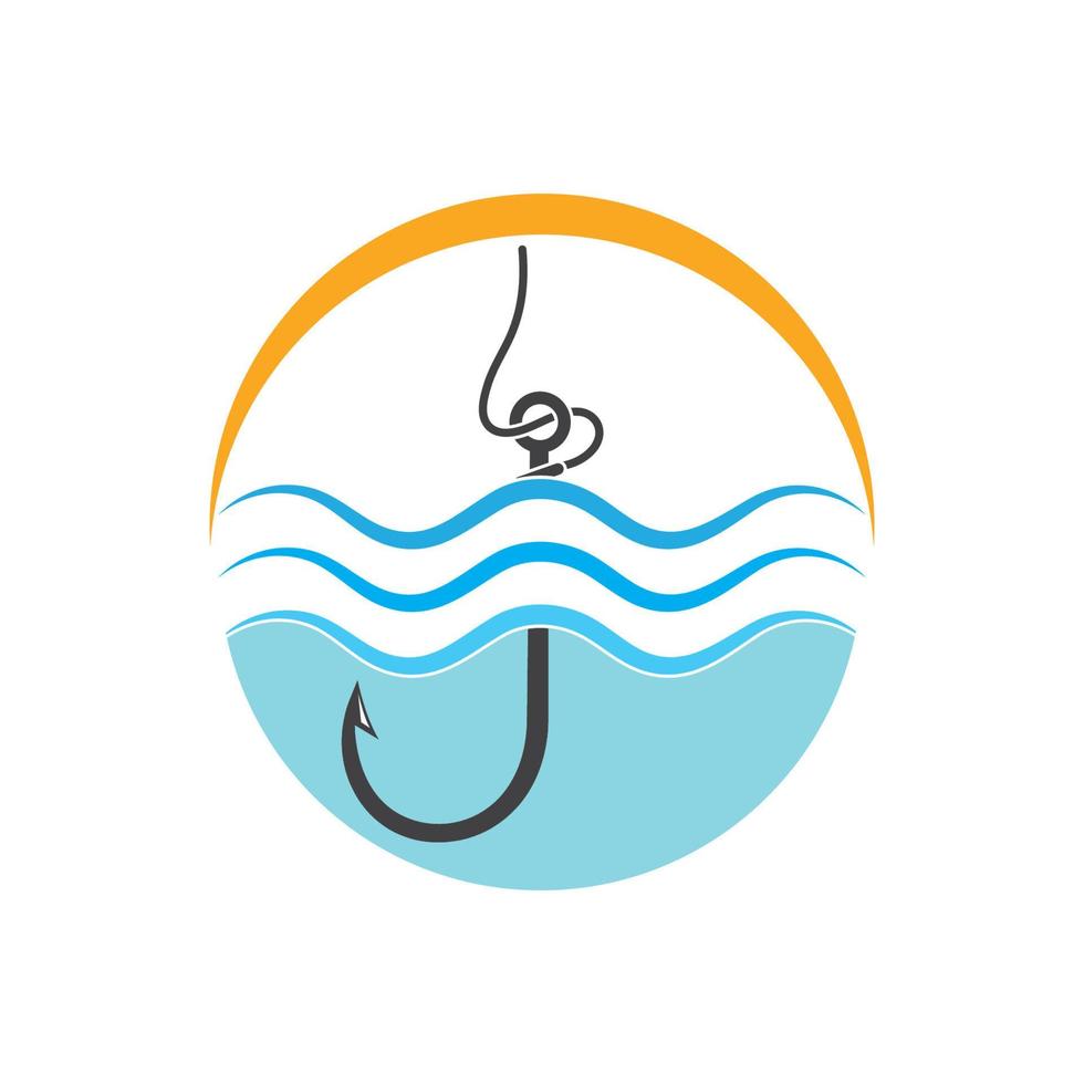 fishing logo icon  vector illustration