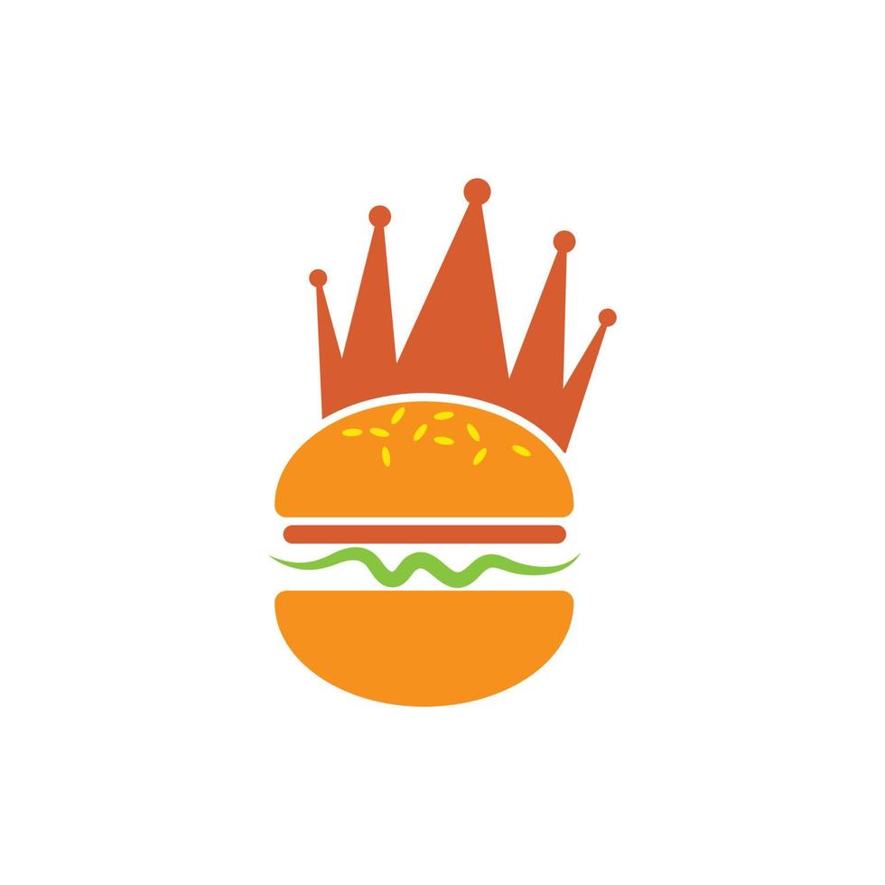 Diseño de ilustración de vector de icono de hamburguesa