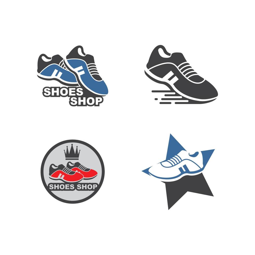 sport shoes icon logo vector illustration design