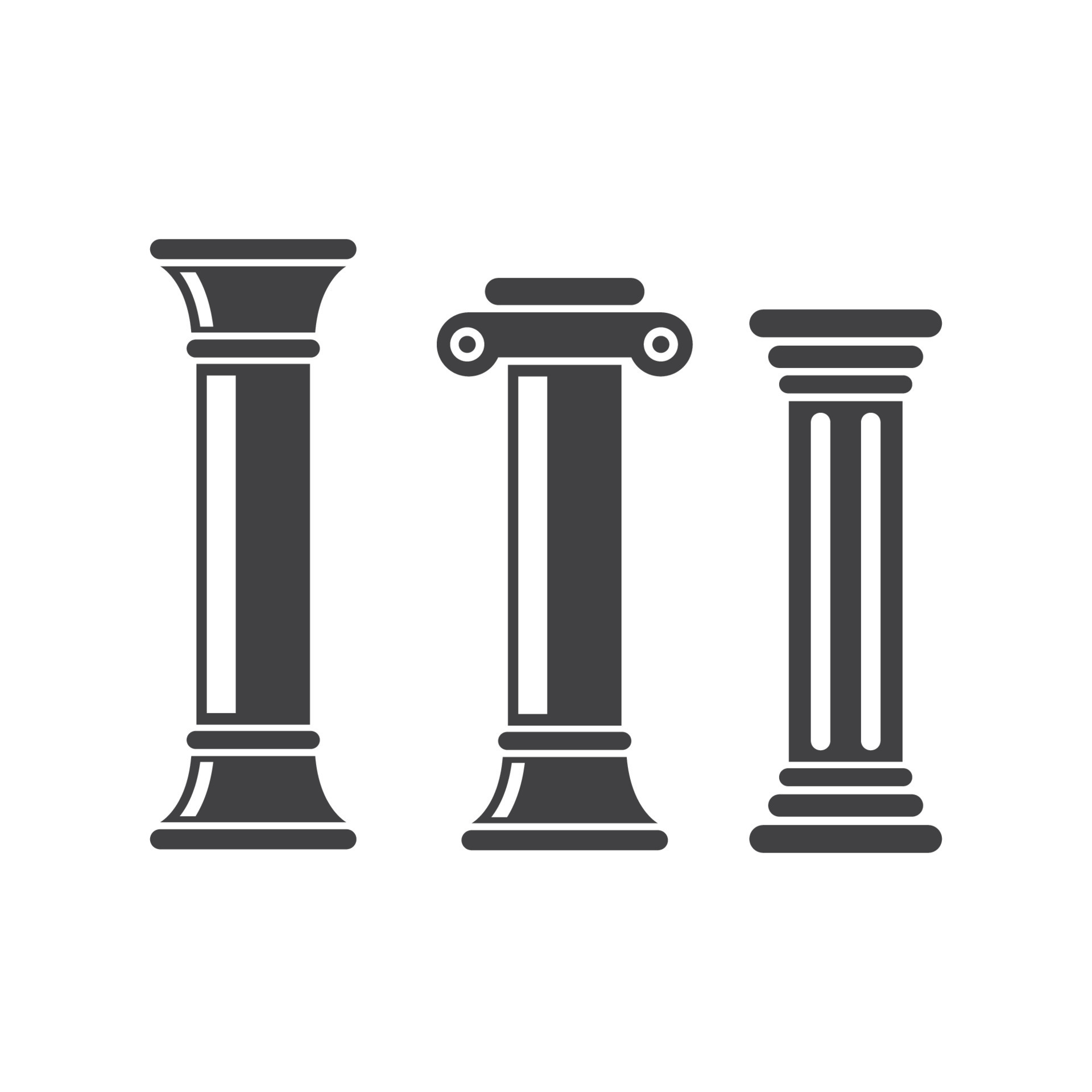 pillar Logo vector Template illustration 19608718 Vector Art at Vecteezy