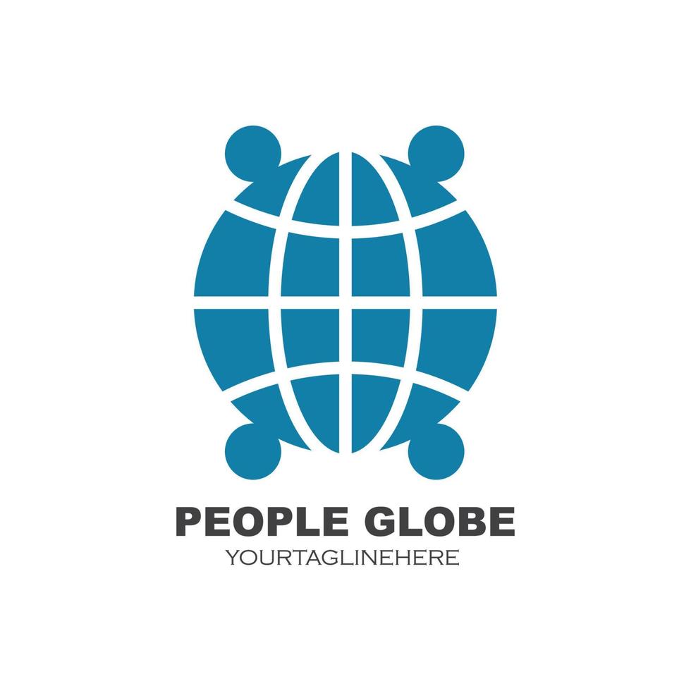 globe,global business,network connected logo icon vector