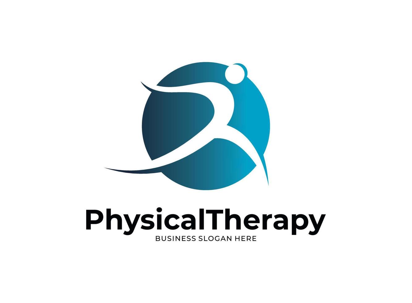 Sport logo healthy running fitness athletes icon vector illustration