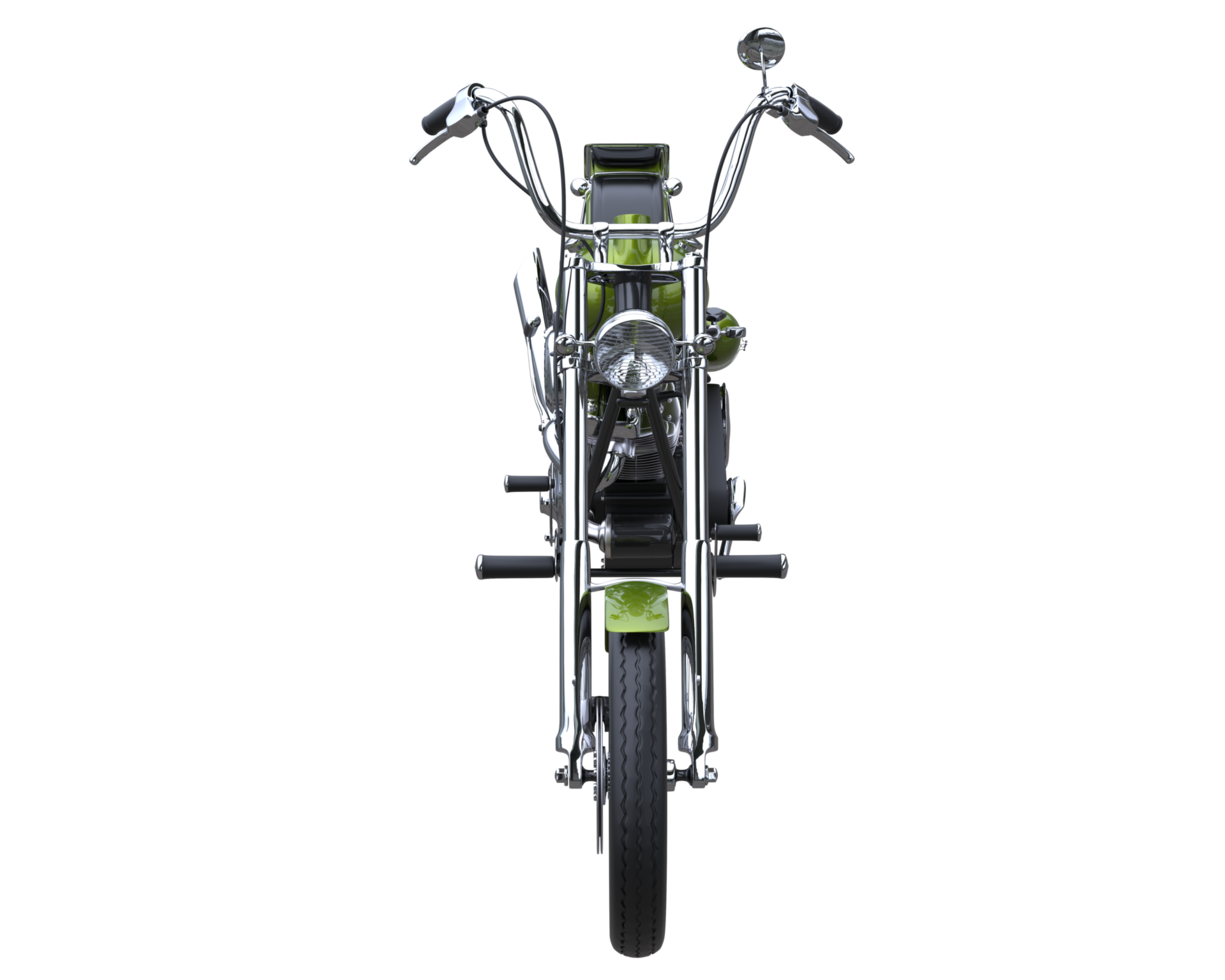 Motorcycle isolated on transparent background. 3d rendering - illustration png