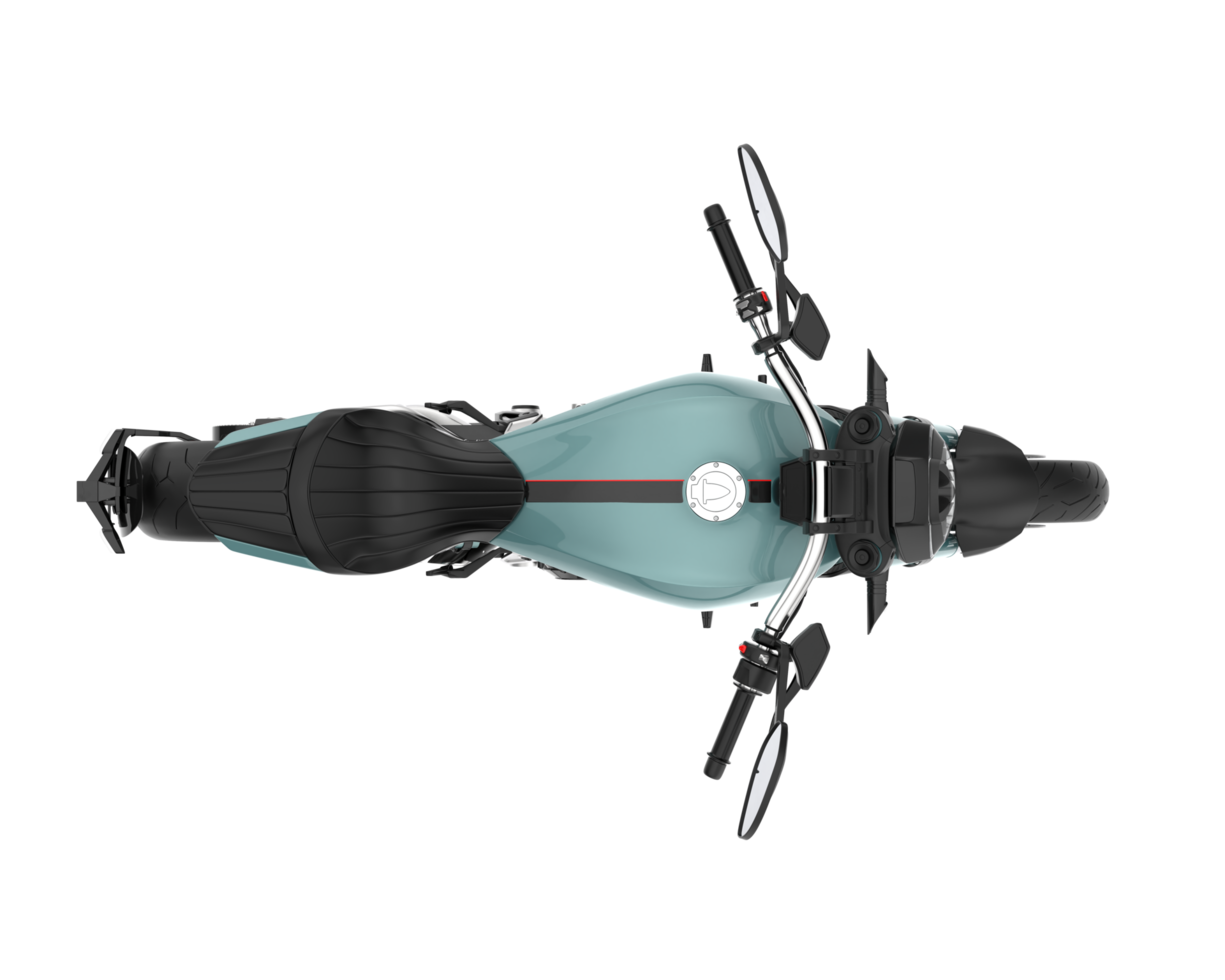 Motorcycle isolated on transparent background. 3d rendering - illustration png