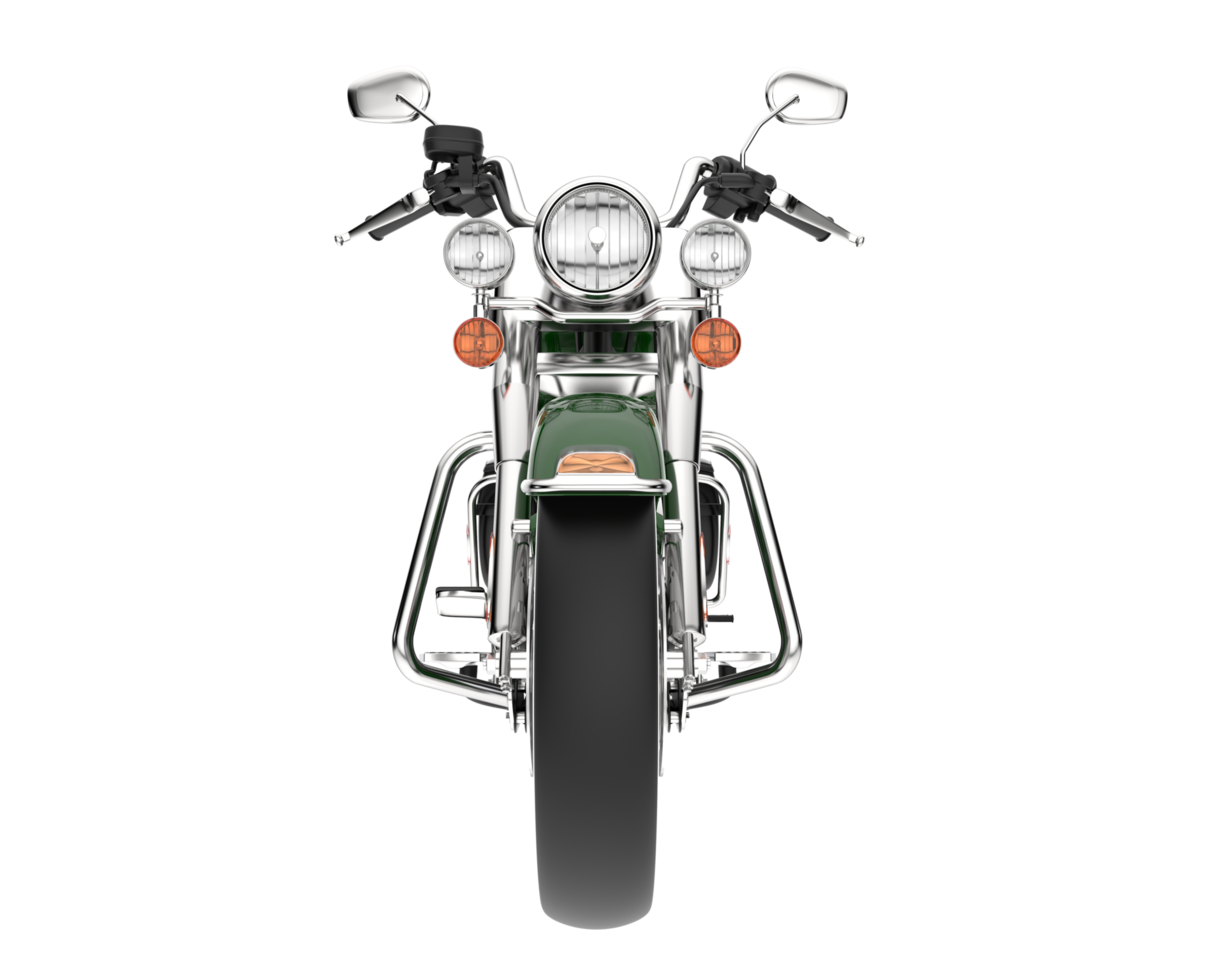 Motorcycle isolated on transparent background. 3d rendering - illustration png