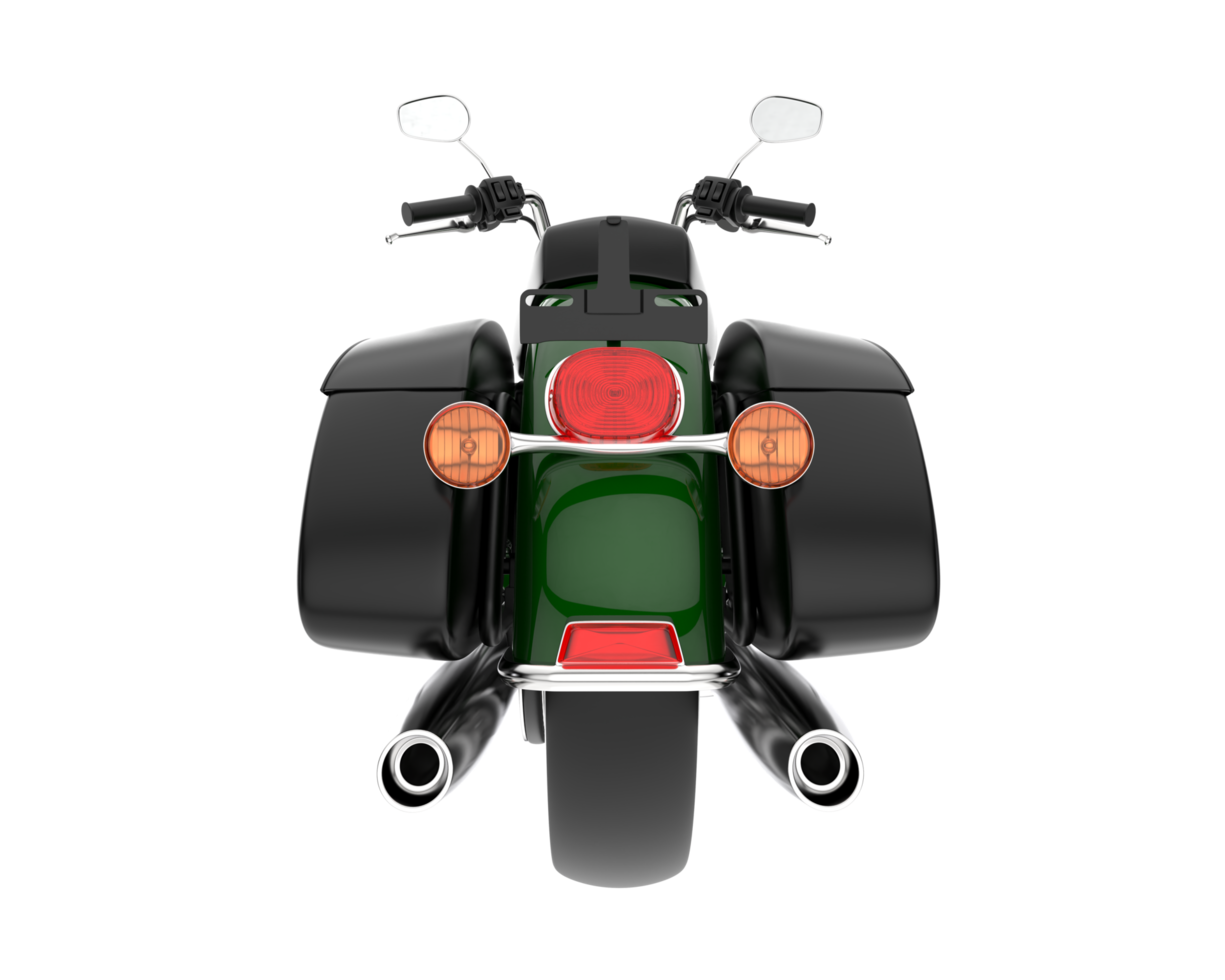 Motorcycle isolated on transparent background. 3d rendering - illustration png