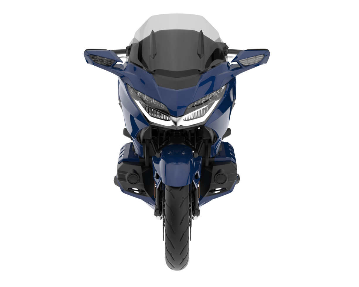 Motorcycle isolated on transparent background. 3d rendering - illustration png