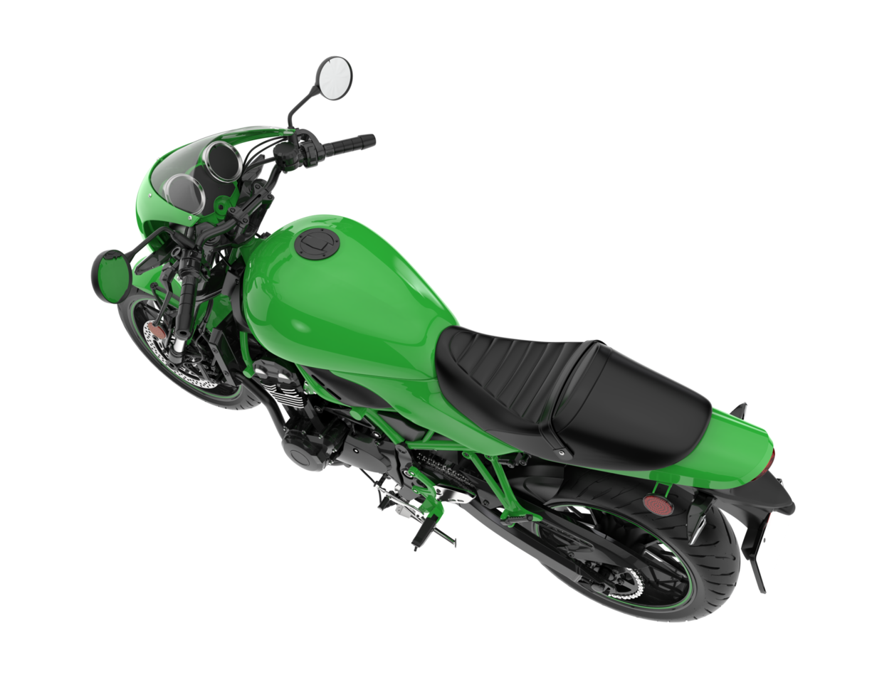 Motorcycle isolated on transparent background. 3d rendering - illustration png