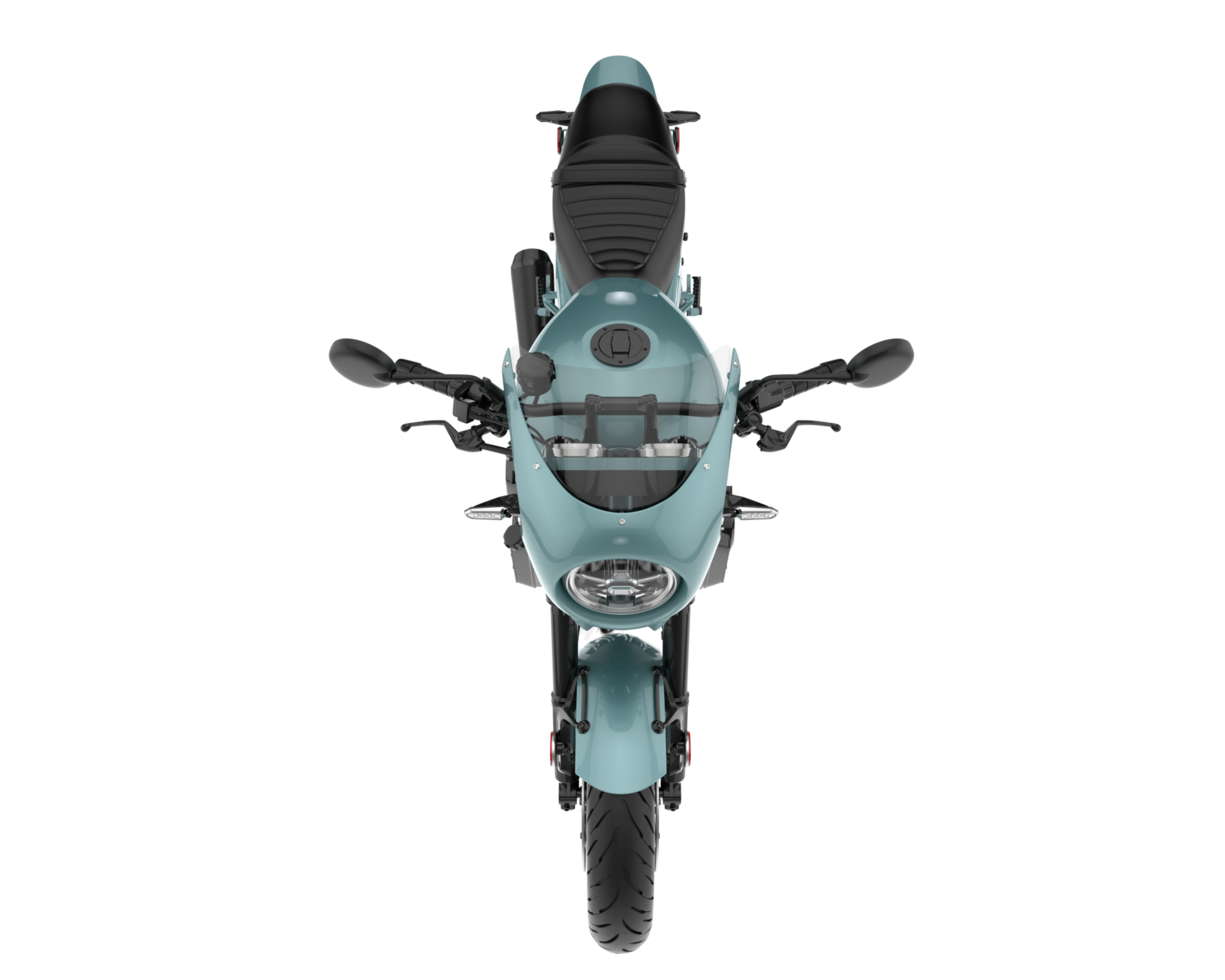 motociclo isolato su trasparente sfondo. 3d interpretazione - illustrazione png