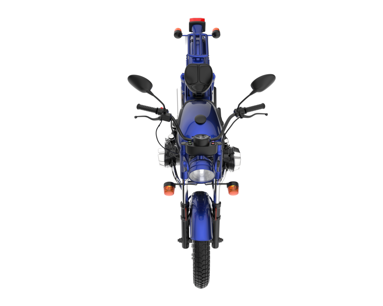 motociclo isolato su trasparente sfondo. 3d interpretazione - illustrazione png