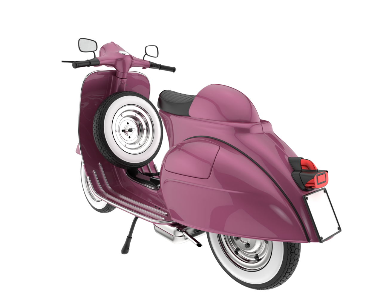 Motorcycle isolated on transparent background. 3d rendering - illustration png