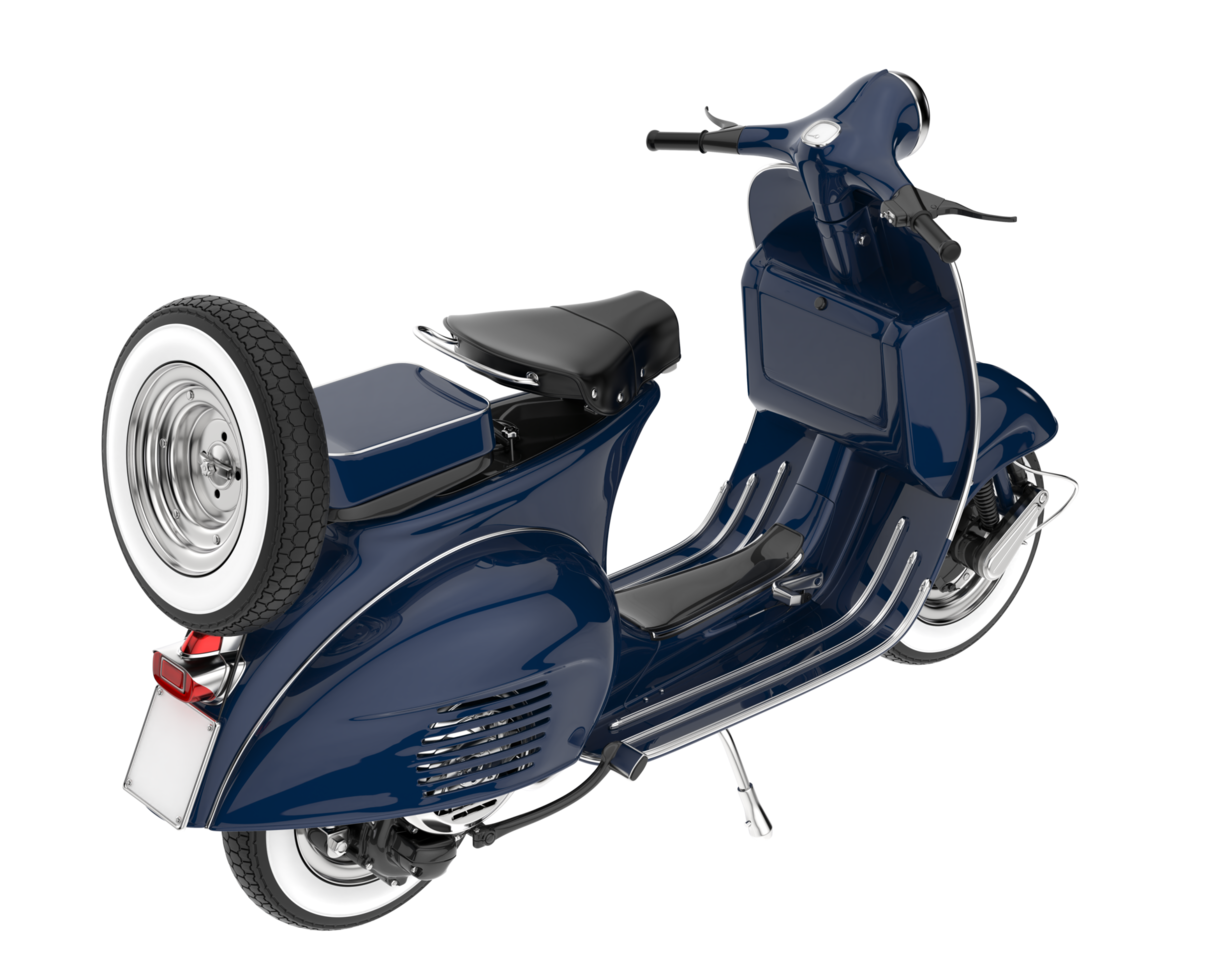 Motorcycle isolated on transparent background. 3d rendering - illustration png