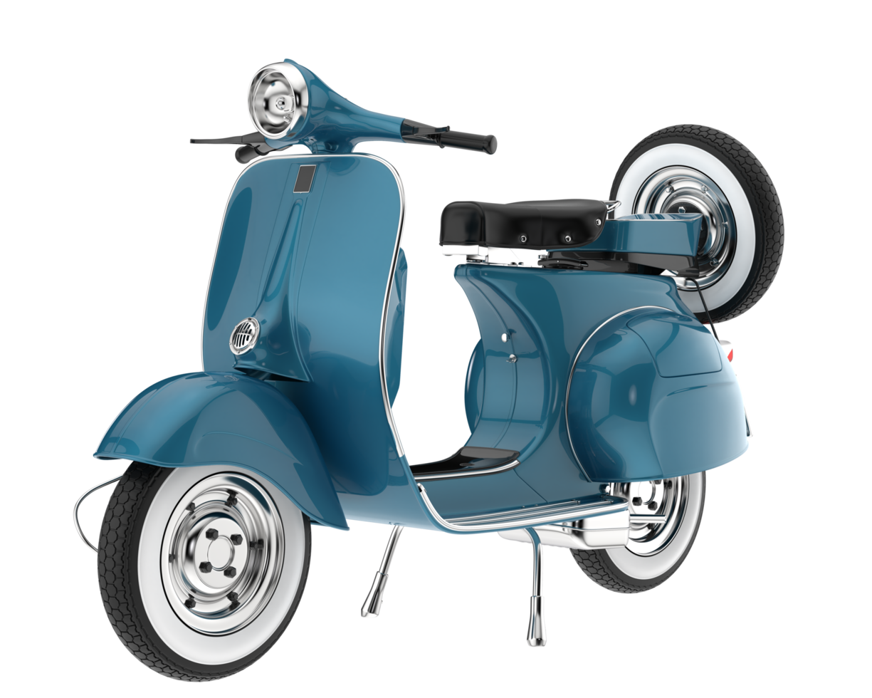 Motorcycle isolated on transparent background. 3d rendering - illustration png