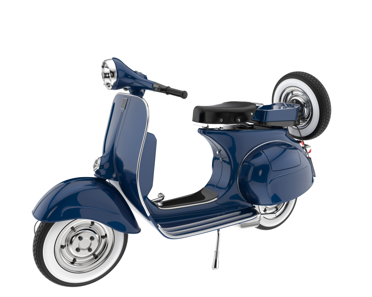 Motorcycle isolated on transparent background. 3d rendering - illustration png