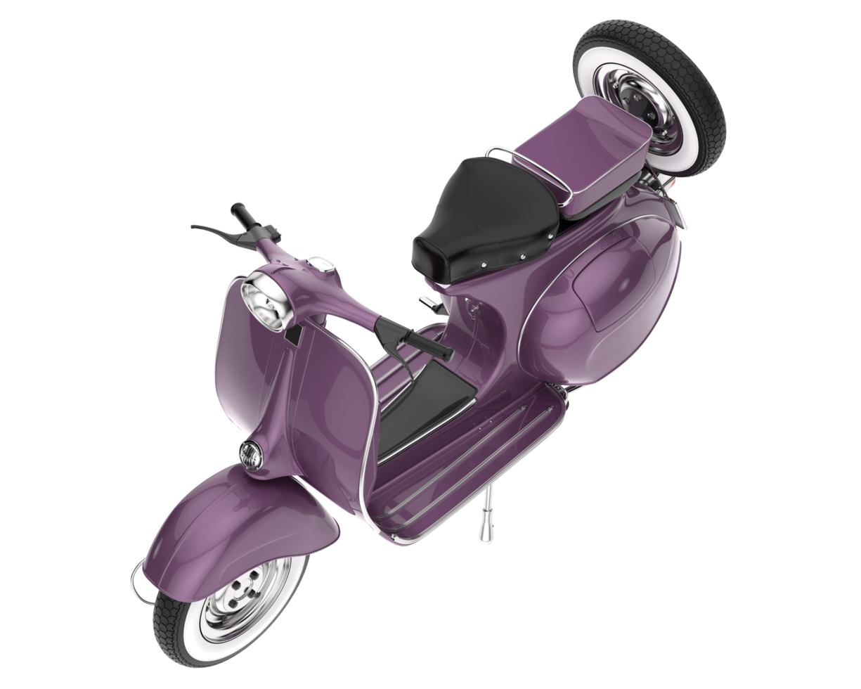 Motorcycle isolated on transparent background. 3d rendering - illustration png