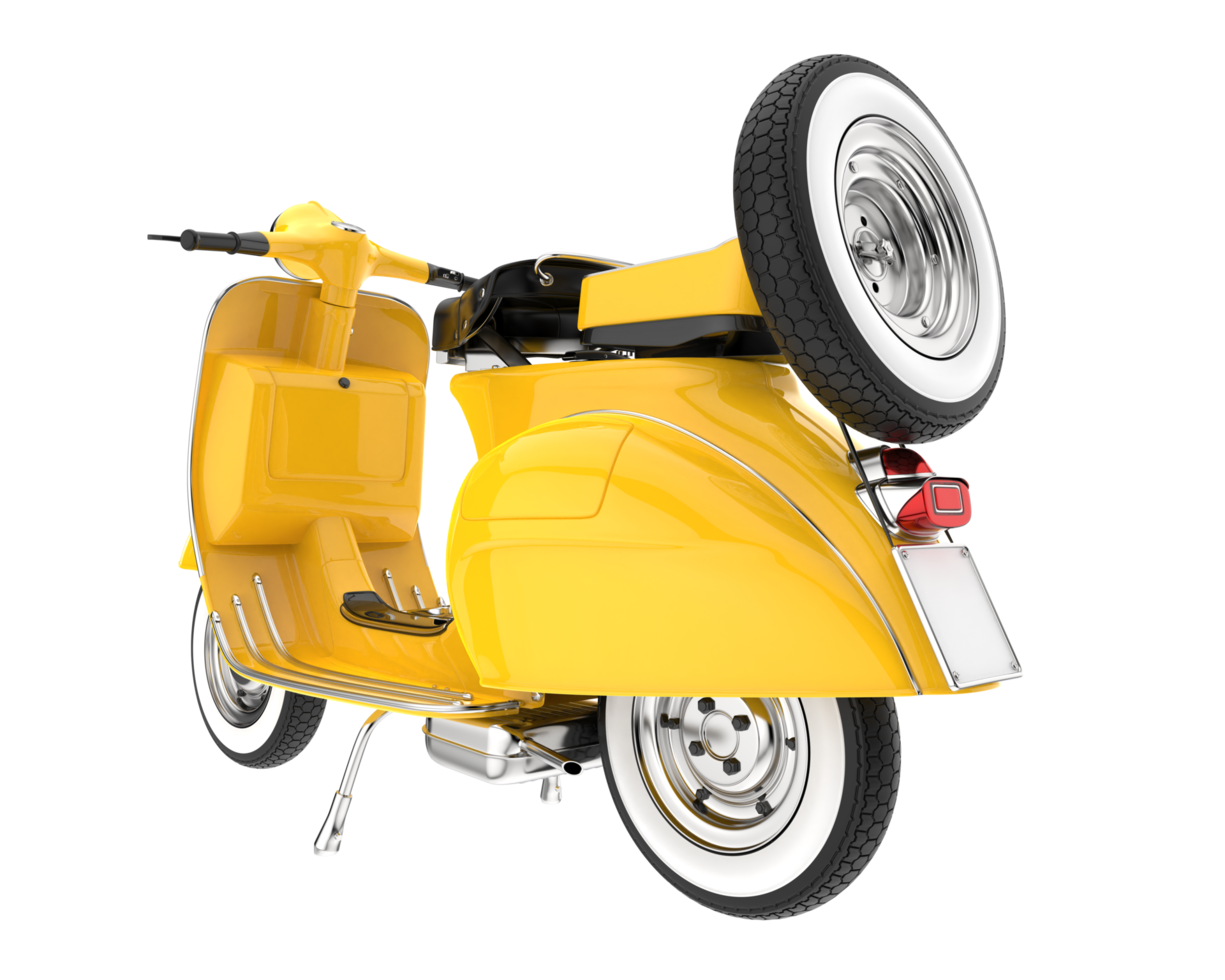 Motorcycle isolated on transparent background. 3d rendering - illustration png