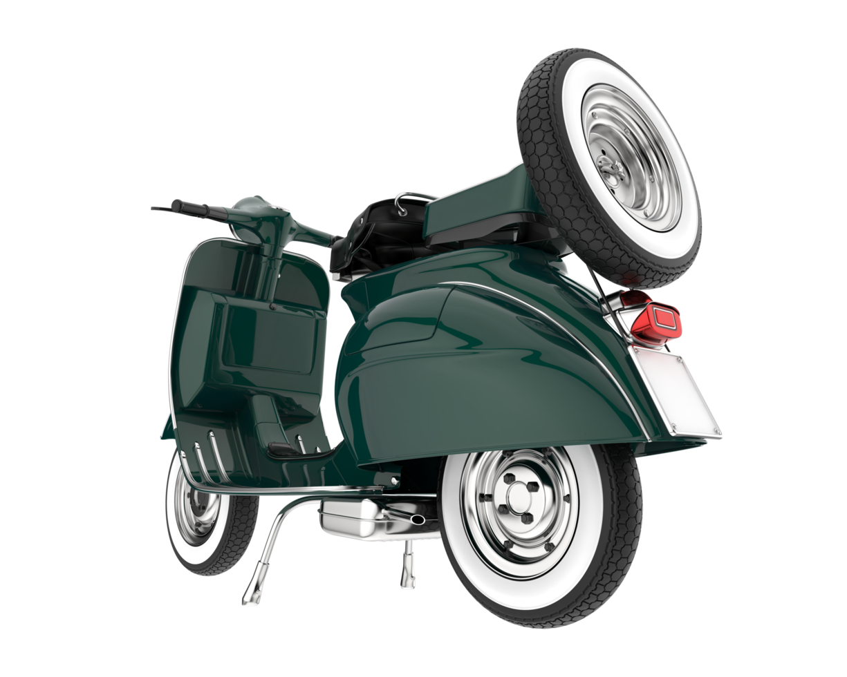 Motorcycle isolated on transparent background. 3d rendering - illustration png