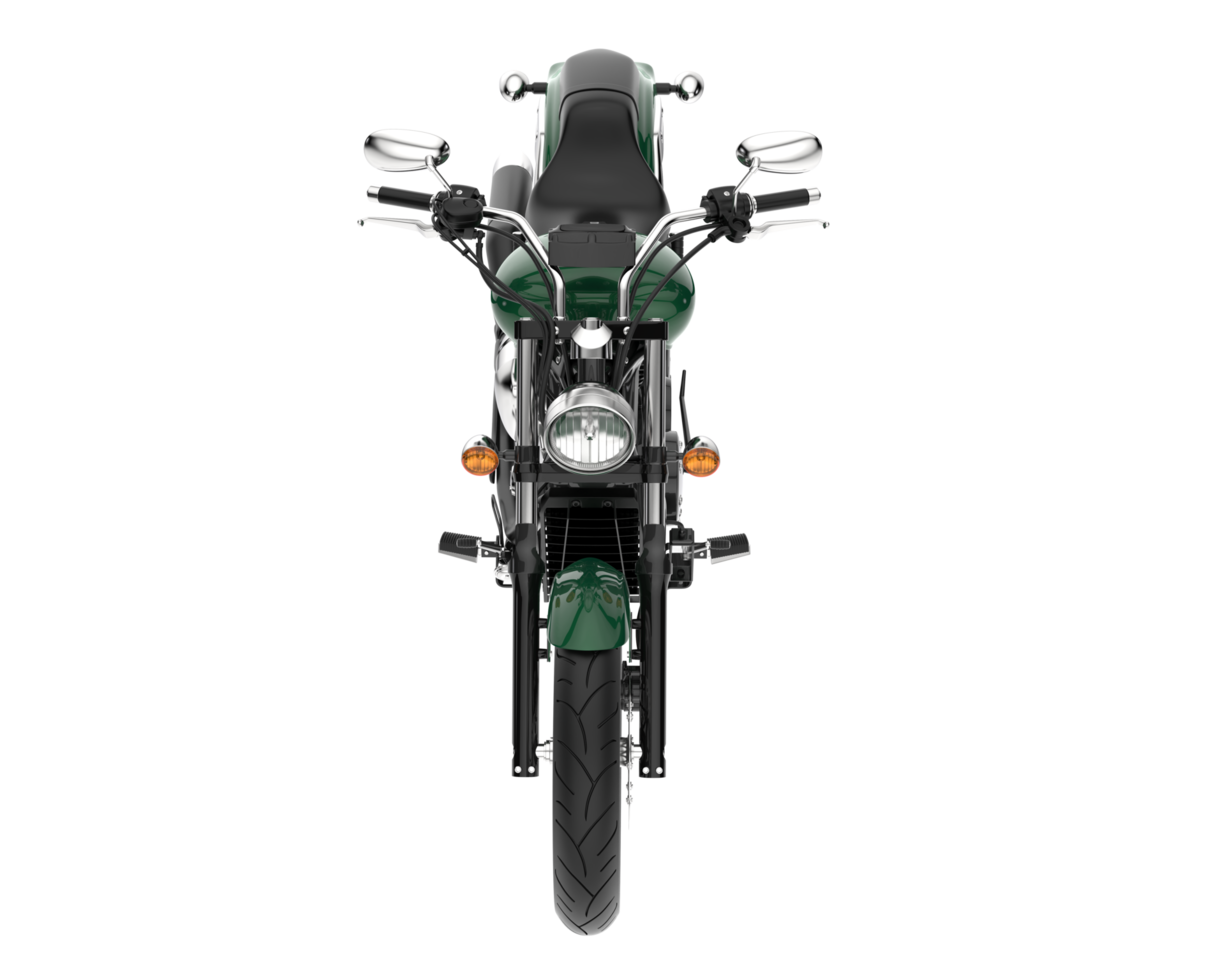 Motorcycle isolated on transparent background. 3d rendering - illustration png