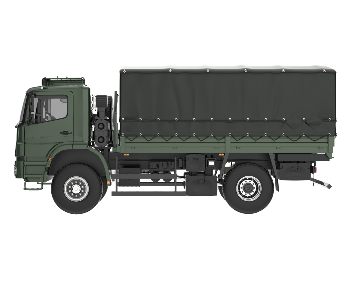 Truck isolated on transparent background. 3d rendering - illustration png