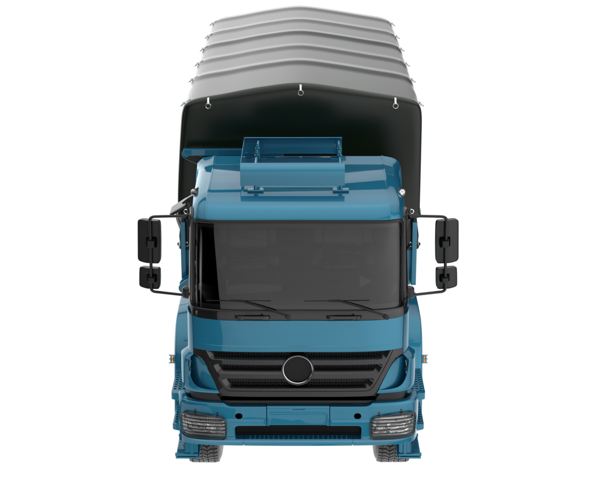 Truck isolated on transparent background. 3d rendering - illustration png