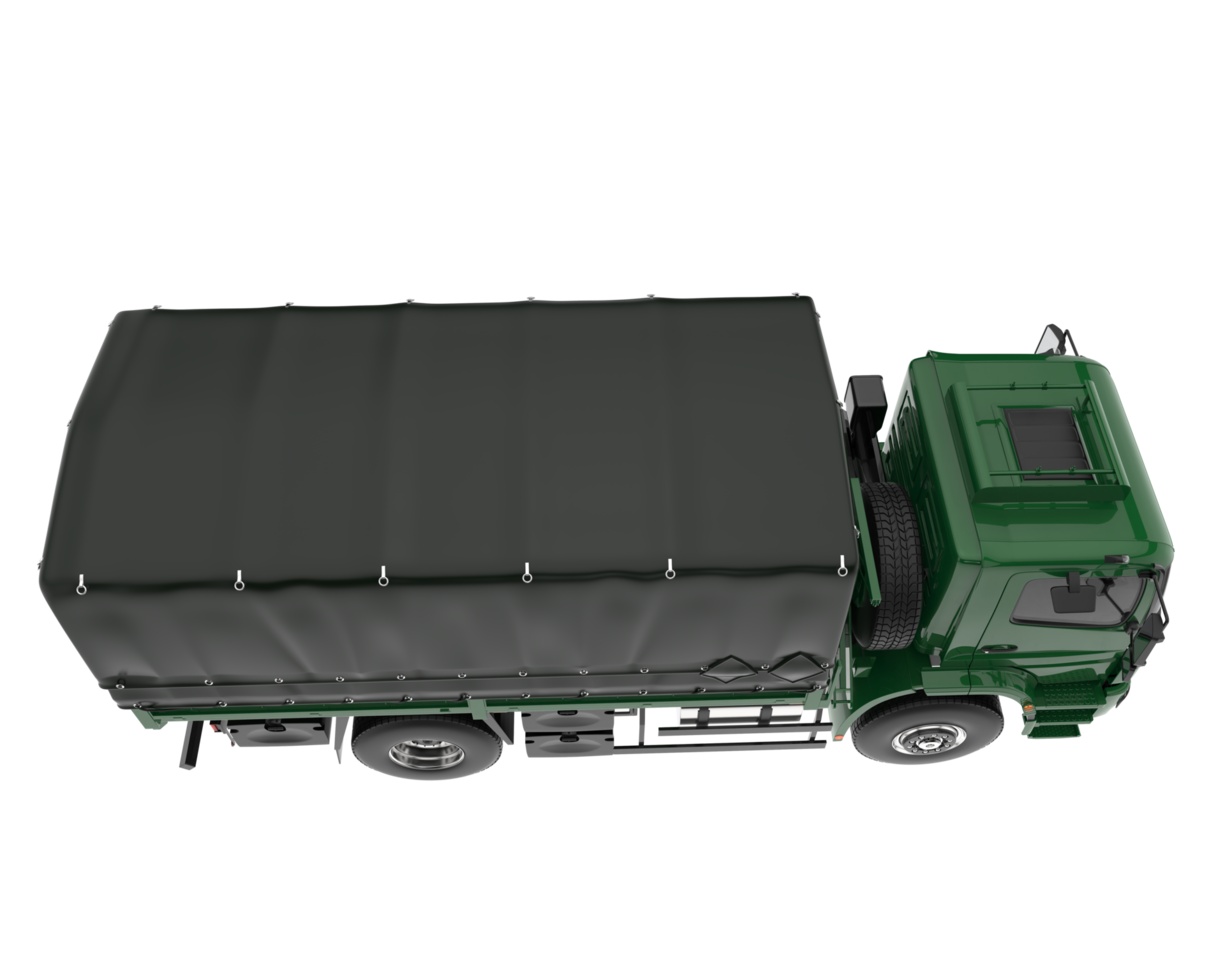 vrachtauto geïsoleerd Aan transparant achtergrond. 3d renderen - illustratie png