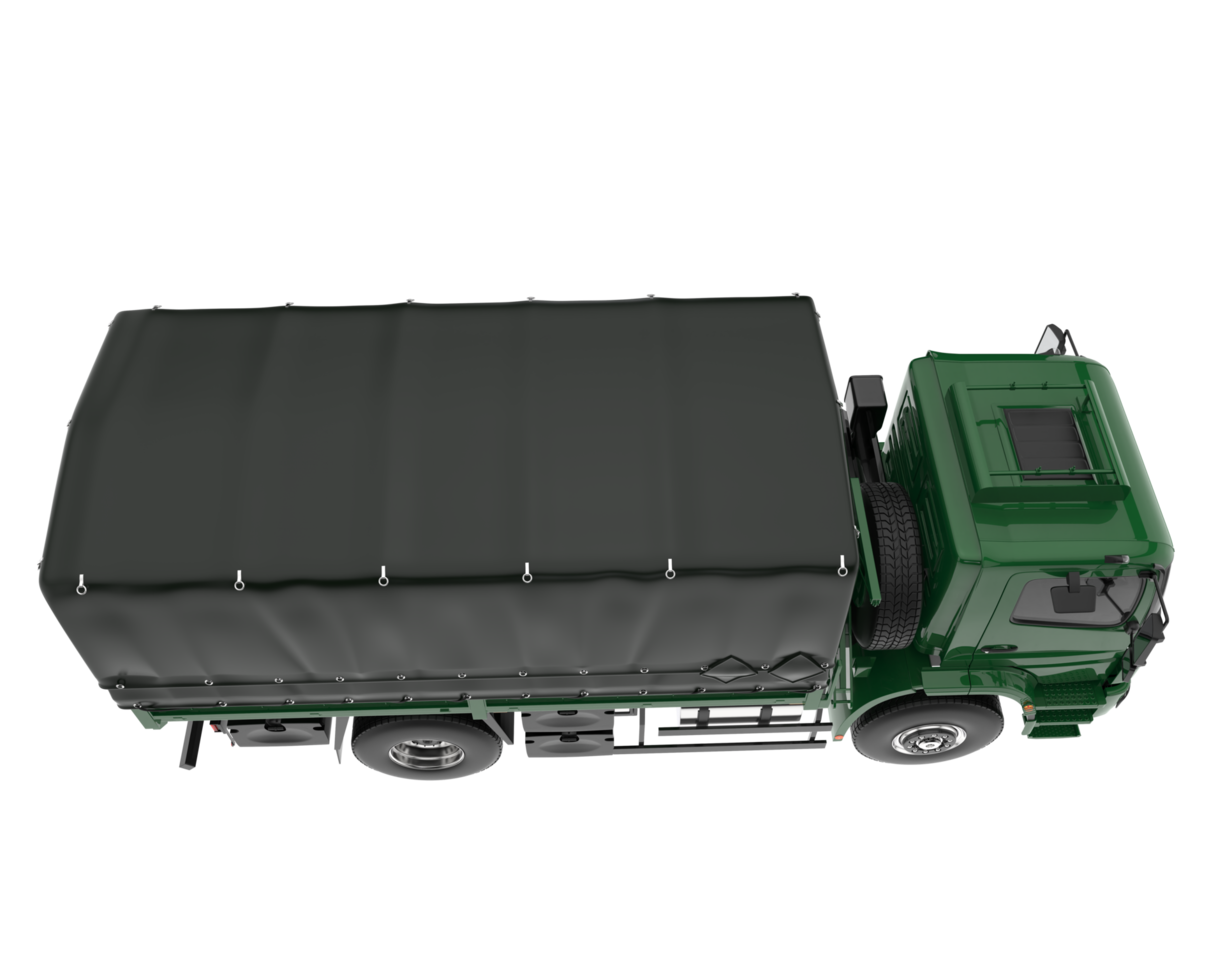 Truck isolated on transparent background. 3d rendering - illustration png