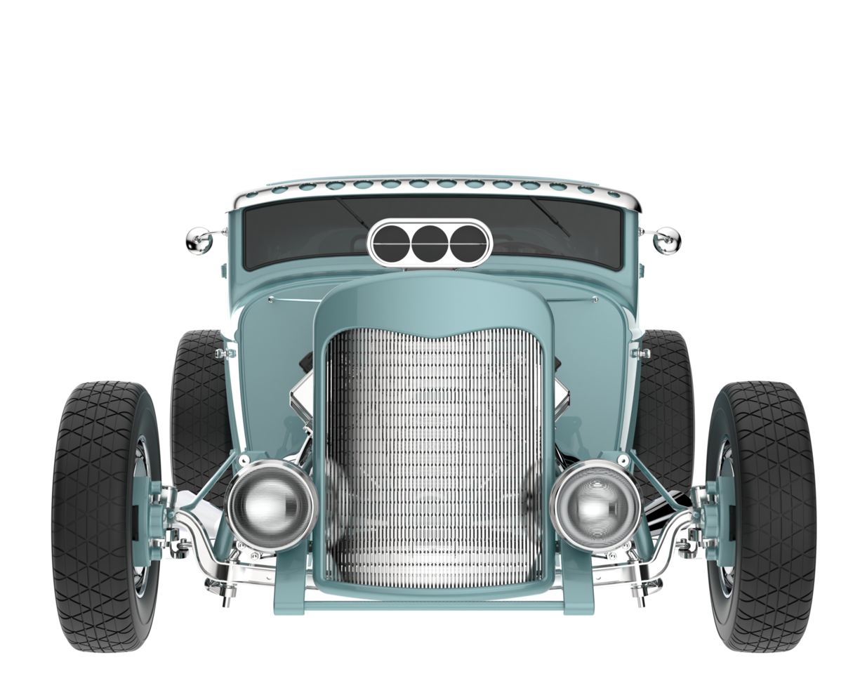 Modern car isolated on transparent background. 3d rendering - illustration png