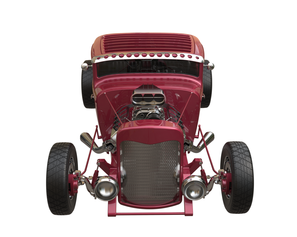 Modern car isolated on transparent background. 3d rendering - illustration png