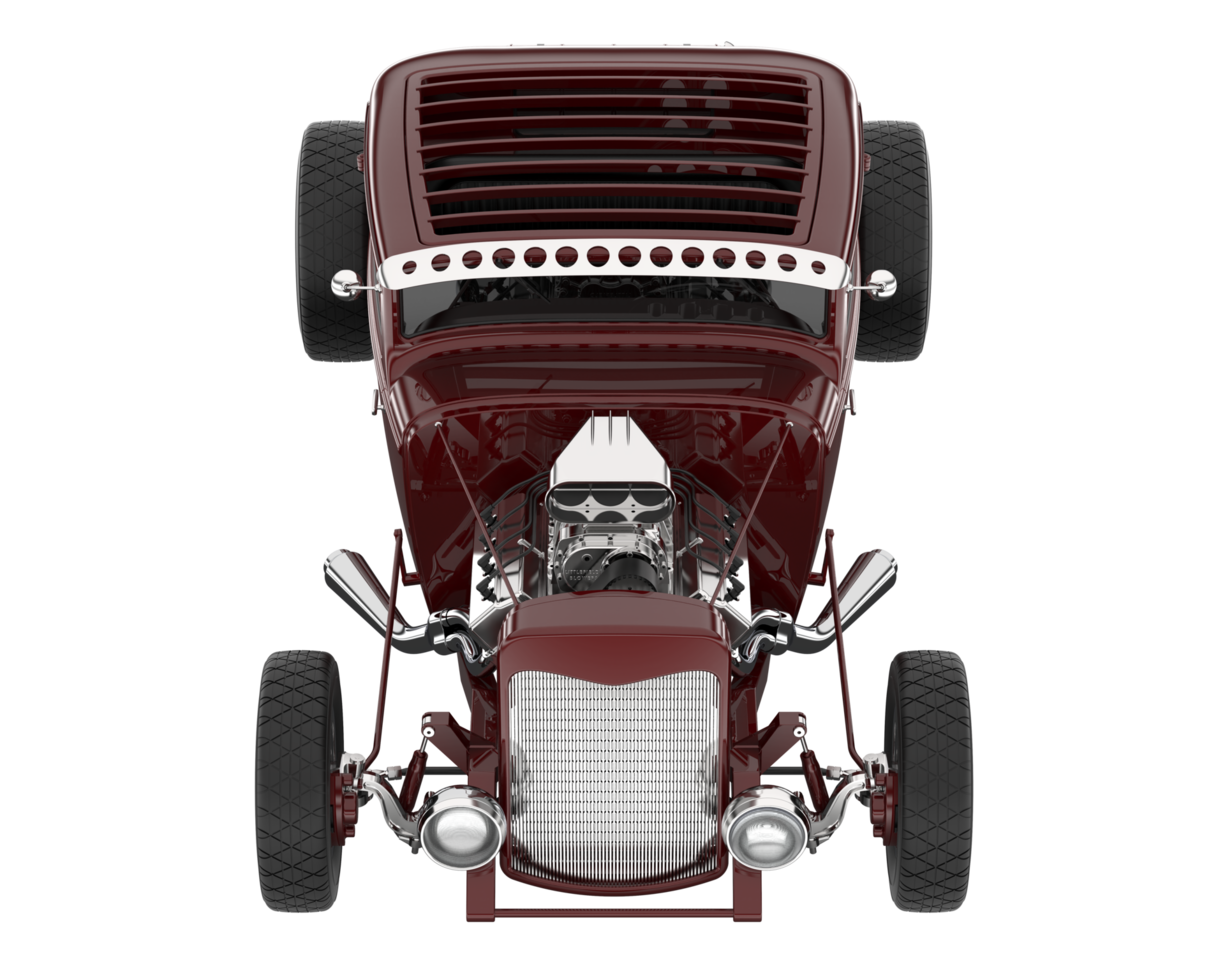 Modern car isolated on transparent background. 3d rendering - illustration png