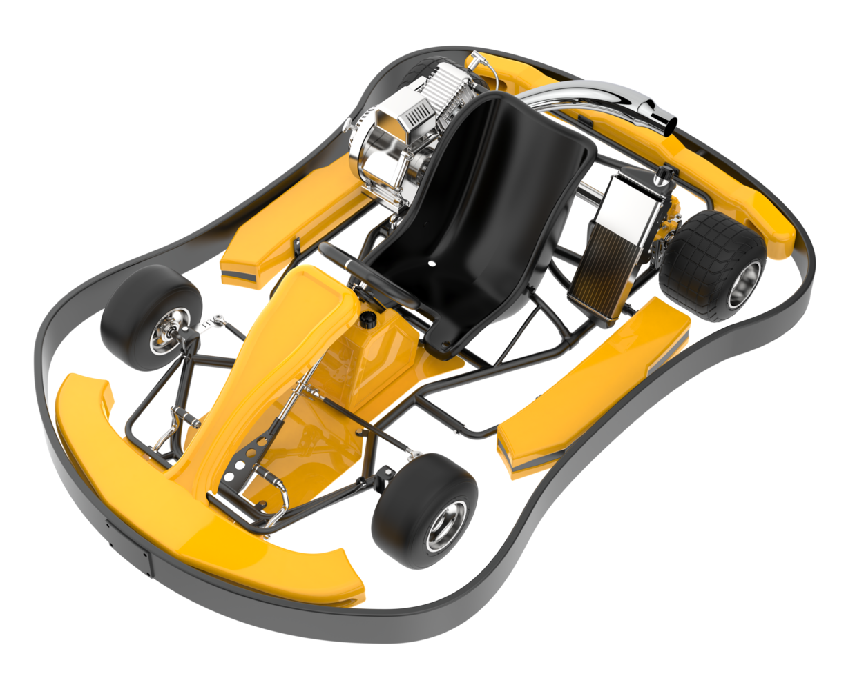 Modern car isolated on transparent background. 3d rendering - illustration png