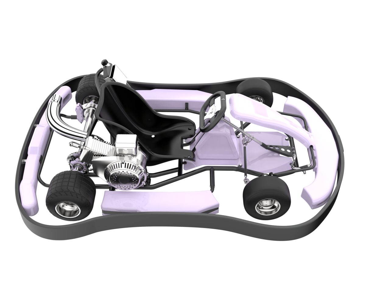Modern car isolated on transparent background. 3d rendering - illustration png