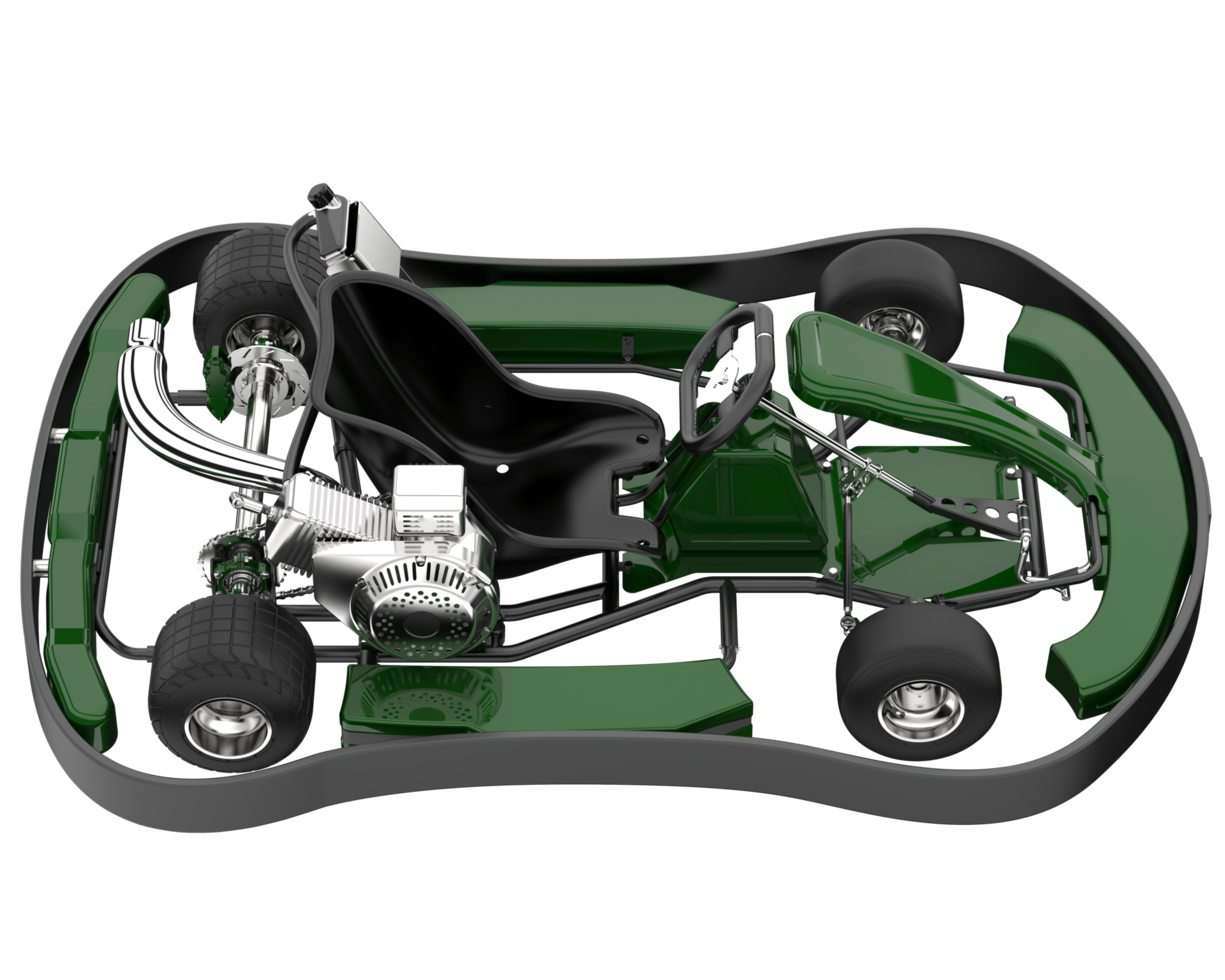 Modern car isolated on transparent background. 3d rendering - illustration png