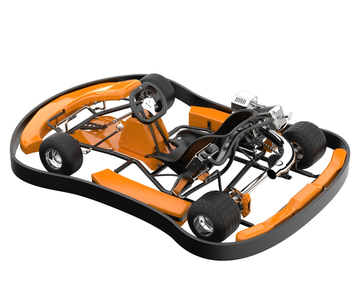 Modern car isolated on transparent background. 3d rendering - illustration png