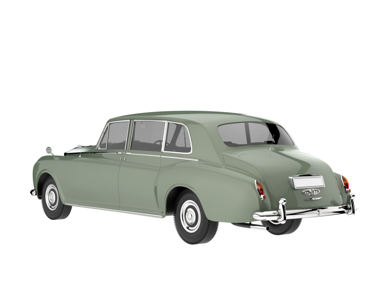 Modern car isolated on transparent background. 3d rendering - illustration png