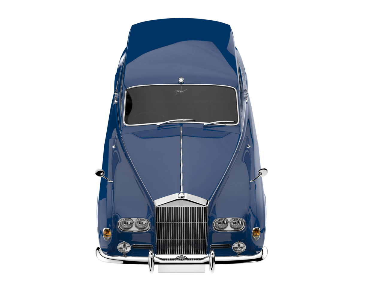 Modern car isolated on transparent background. 3d rendering - illustration png