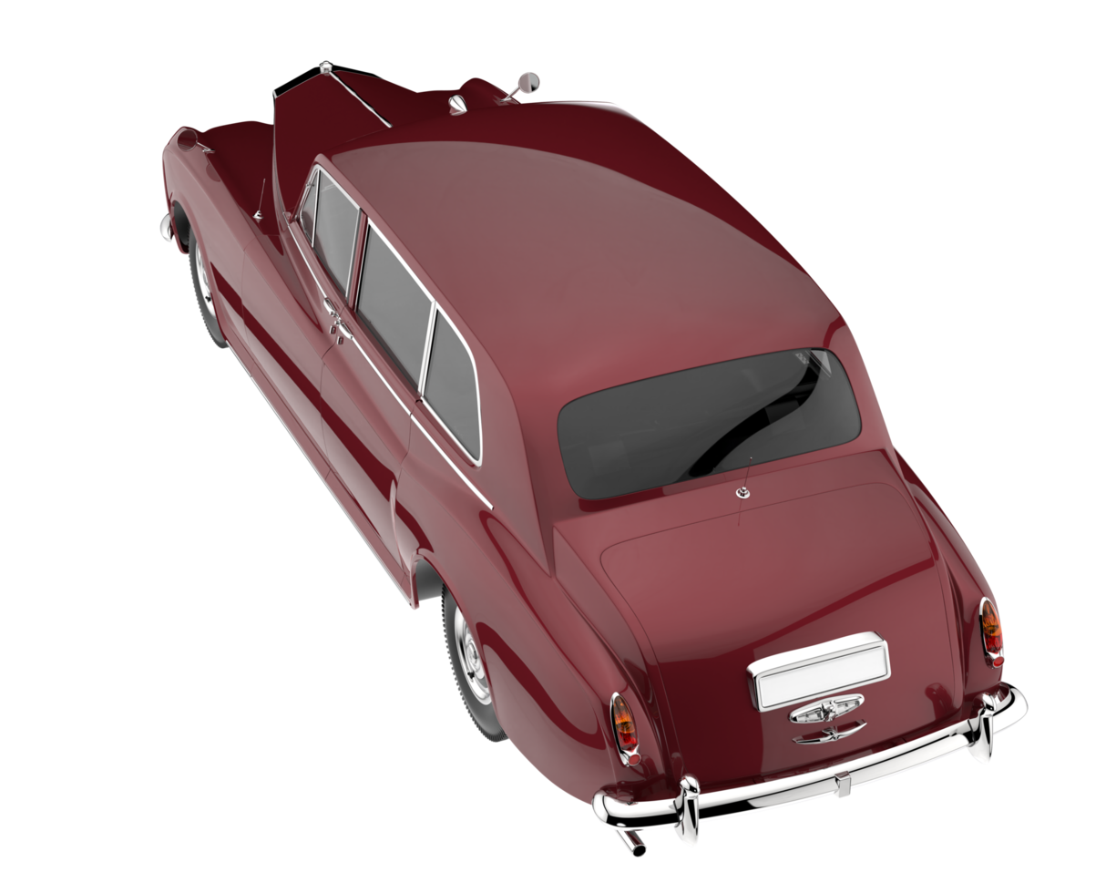 Modern car isolated on transparent background. 3d rendering - illustration png