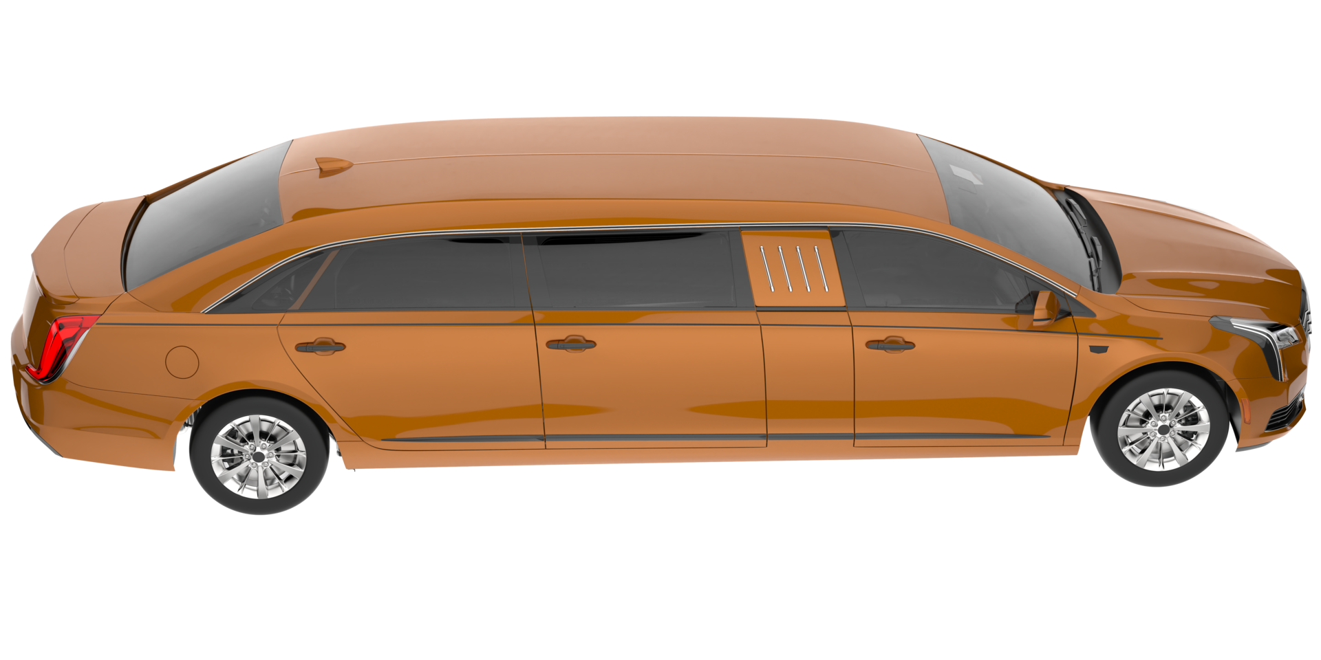 Modern car isolated on transparent background. 3d rendering - illustration png