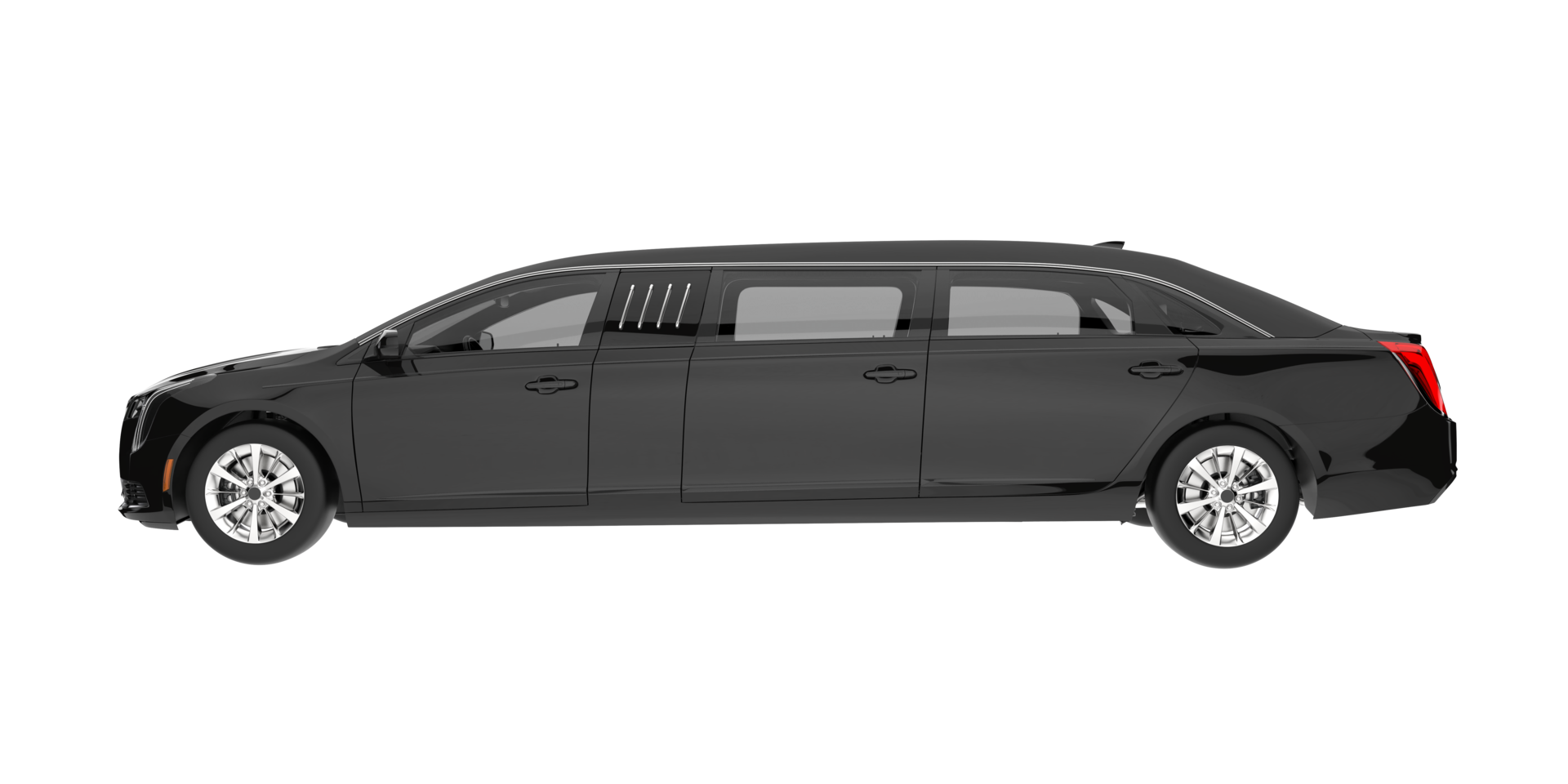 Modern car isolated on transparent background. 3d rendering - illustration png