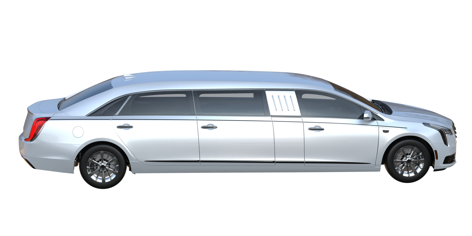 Modern car isolated on transparent background. 3d rendering - illustration png