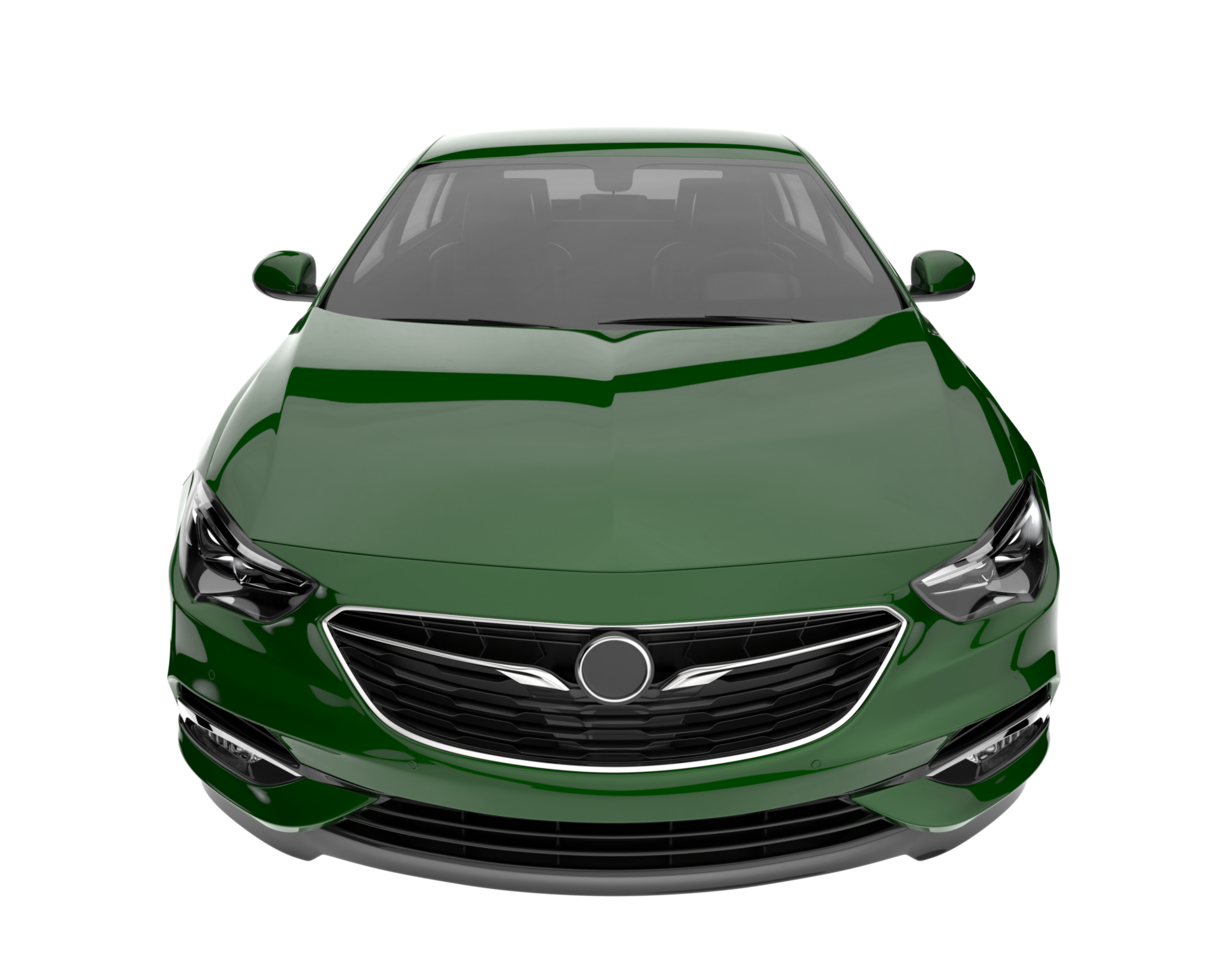 Modern car isolated on transparent background. 3d rendering - illustration png